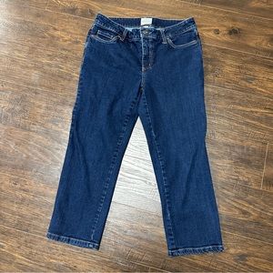 ST JOHNS BAY CROPPED DENIM JEANS